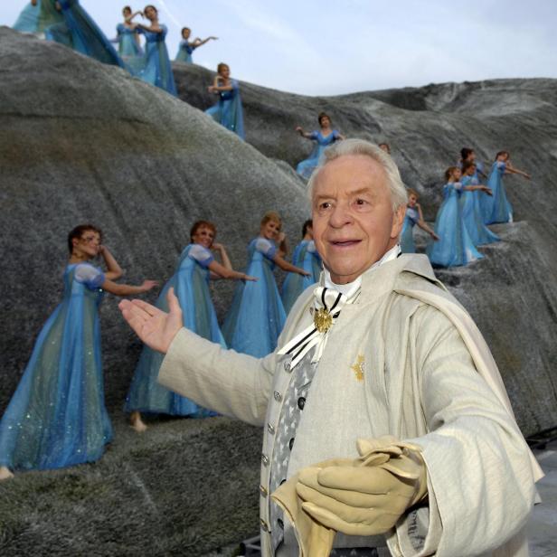 Harald Serafin in einer Inszenierung von »Wiener Blut” in Mörbisch 2007
