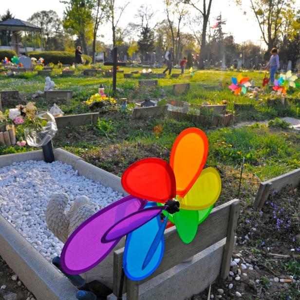 Babyfriedhof am Wiener Zentralfriedhof in Simmering