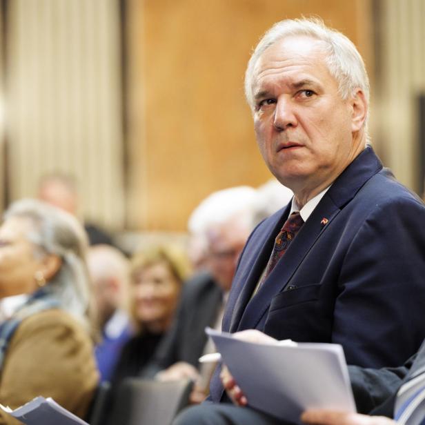 Nationalratspräsident Walter Rosenkranz (FPÖ) beim Dinghofer-Symposium.