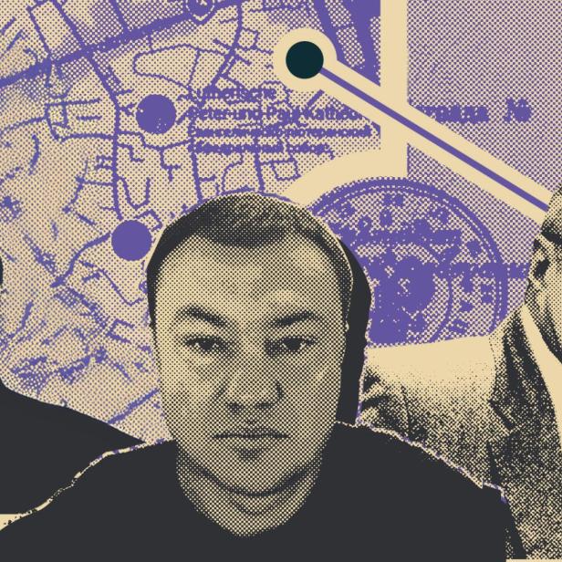 Wladimir Putin, Dmitry Senin und Egisto Ott