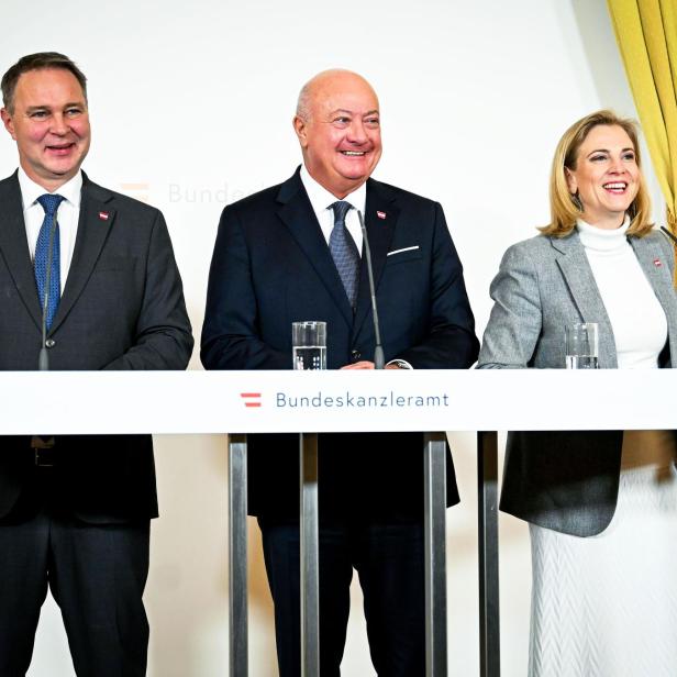 Andreas Babler, Christian Stocker, Beate Meinl-Reisinger