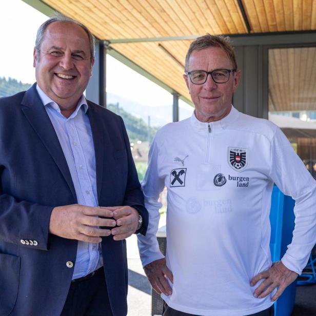Josef Pröll und Ralf Rangnick