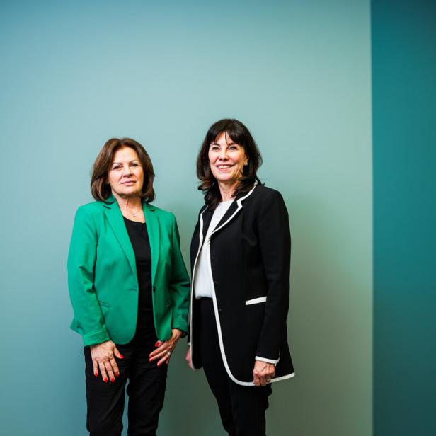 Renate Anderl und Martha Schulz