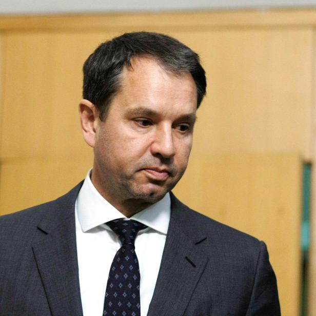 Ex-ÖBAG-Chef Thomas Schmid beim Prozess gegen ÖVP-Klubobmann Wöginger