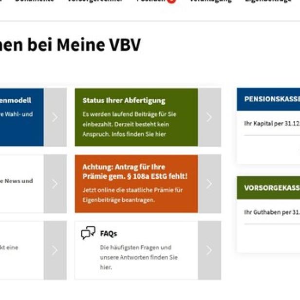1,5 Millionen Menschen nutzen „Meine VBV“