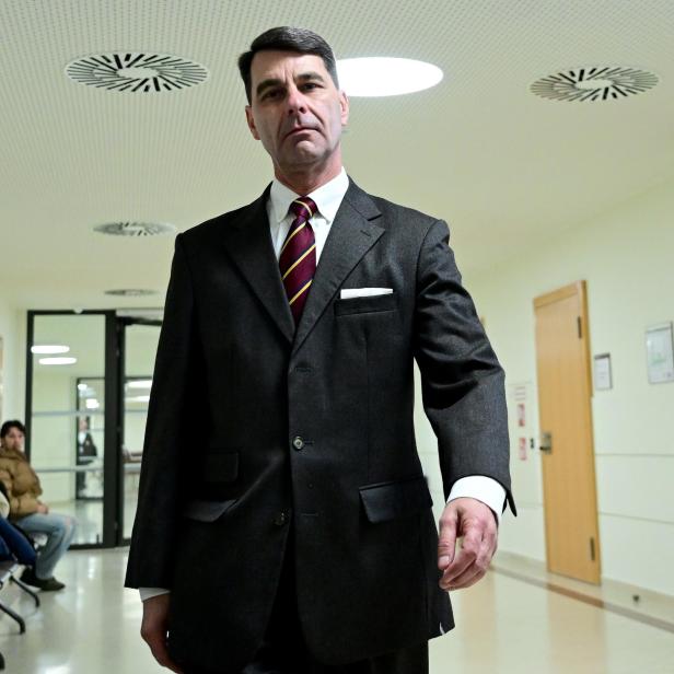 Der frühere Generalsekretär im Außenministerium, Johannes Peterlik, am Wiener Straflandesgericht