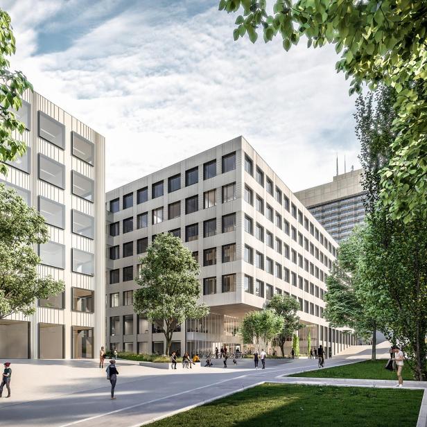 Der Eingang der MedUni Wien