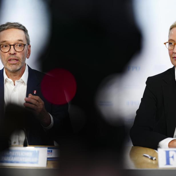 Herbert Kickl und Alice Weidel