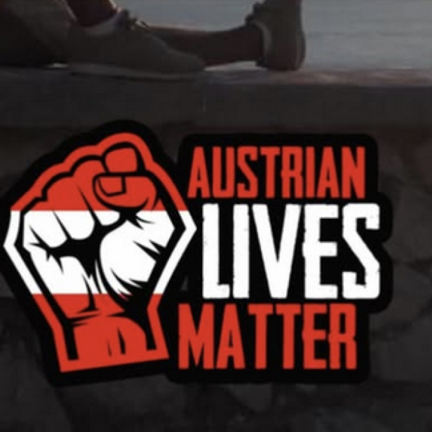 Ausschnitt aus einem Facebook-Posting mit dem FPÖ-Slogan „Austrian Lives Matter“