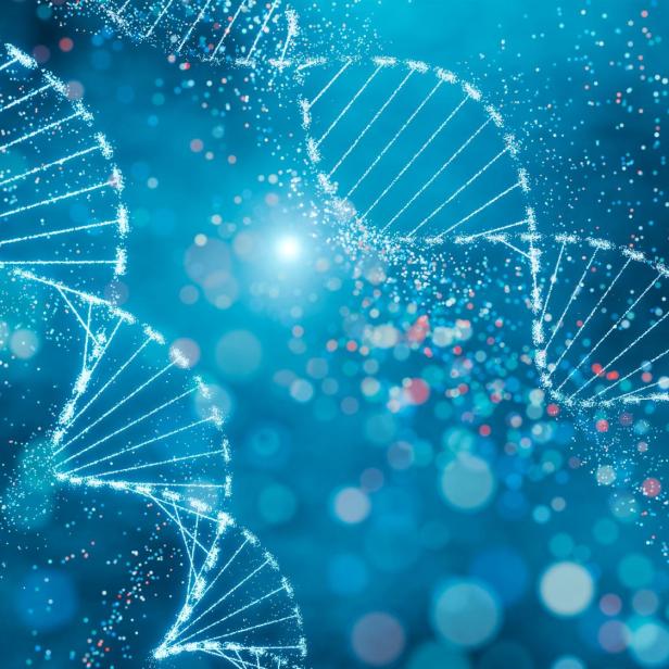 Künstlerische Darstellung der DNA-Doppelhelix