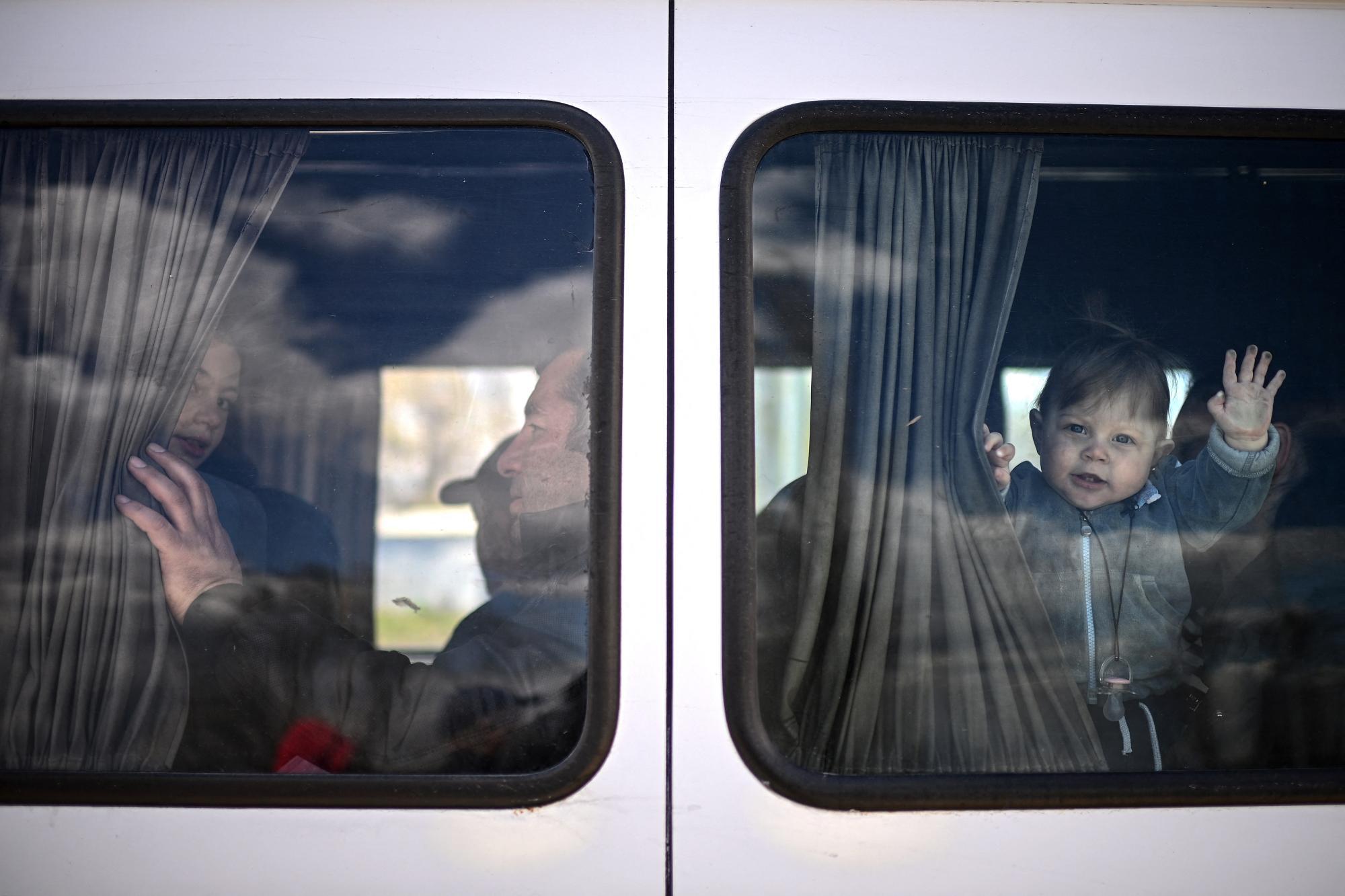 Flüchtlingskind Ukraine-Moldawien