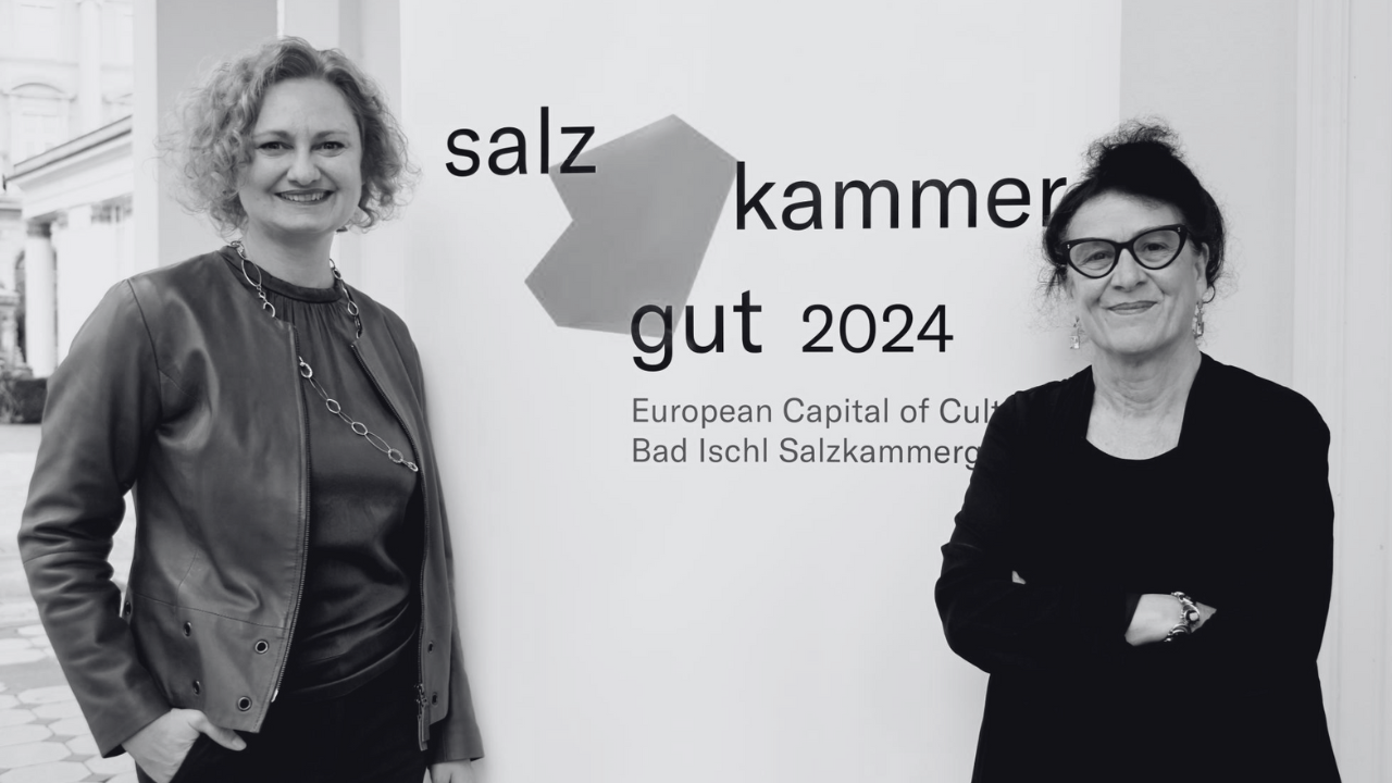 Kulturhauptstadt Salzkammergut 2024: Manuela Reichert (Kaufmännische Geschäftsführerin), Elisabeth Schweeger (Künstlerische Geschäftsführerin)