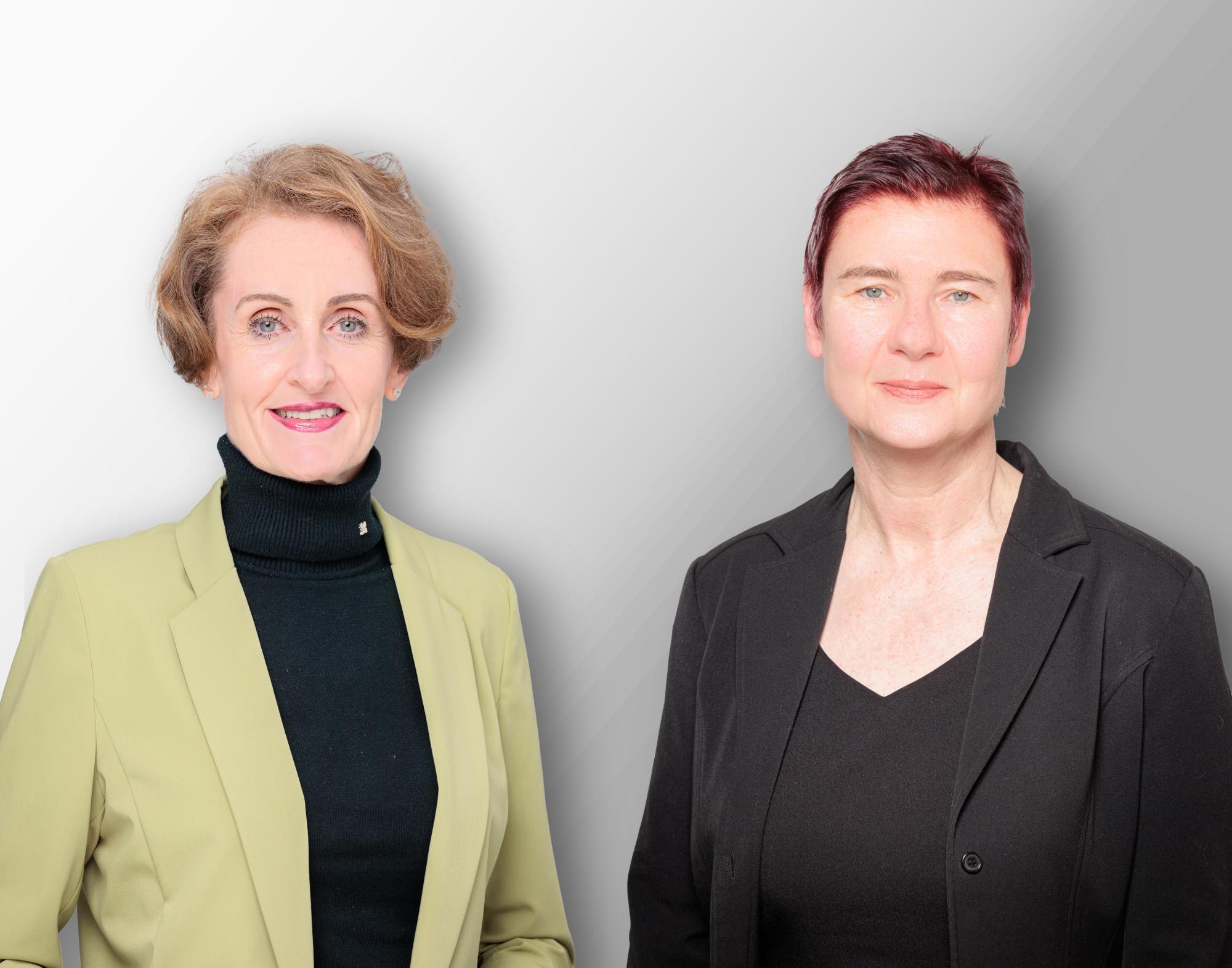 Christine Mayrhuber und Margit Schratzenstaller vom Wifo